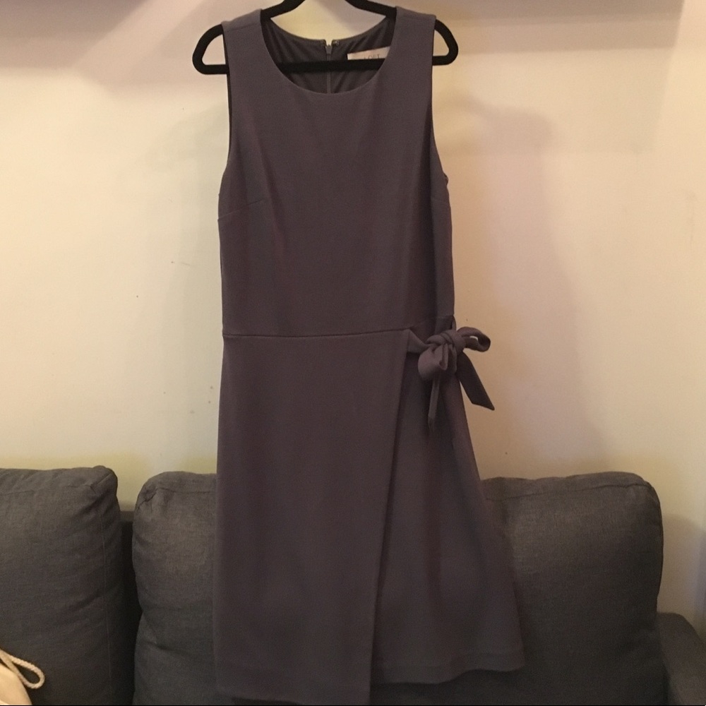 LOFT Tie Waist Faux Wrap Dress